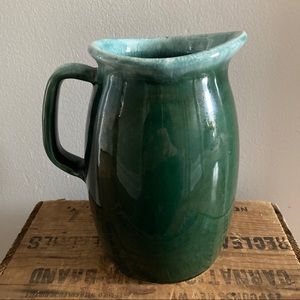 Two Toned Green Pitcher Oven Safe